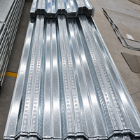 Tôle de plancher ouverte galvanisée YX51 305 915 pour support de coulage de béton dans les bâtiments à ossature métallique multi-étages