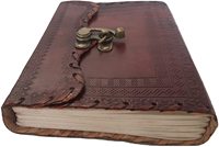 Journal en cuir relié à la main A3, reliure cousue, carnet de croquis, carnet pour l'art et l'écriture, journal polyvalent