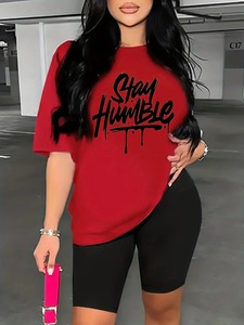 100% coton biologique respirant femmes ensembles personnaliser 3D imprimé Shorts chemise nouvel été 2 pièces ensemble femmes - Product Image 4