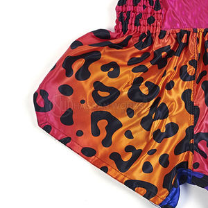 Shorts de boxe uniques en gros, style 2026, légers, taille adulte, 100% polyester, séchage rapide, respirant, service OEM - Product Image 6