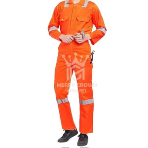 High Street Safety EN Certified Quick Dry Cotton Hi Visibility Freezer Insulated <b>Waterproof</b> Winter Men's <b>Working</b> Coveralls - Product Image 3