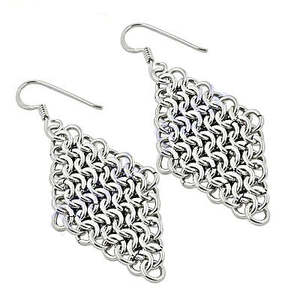 "18K Gold Plated Vintage Flower <b>Dangle</b> <b>Earrings</b> for Women-925 <b>Sterling</b> <b>Silver</b>" - Product Image 2