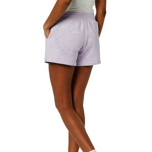 Lightweight Unique Stretch Fabric Polyester/Cotton Breathable High <b>Elastic</b> <b>Waist</b> Women Shorts - Product Image 5