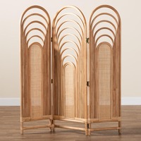 Paravent de séparation de pièce en rotin naturel brun, style bohème moderne, haute qualité, décoration intérieure, fabriqué au Vietnam par Son Tra Craft Co. LTD