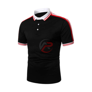 T-shirt polo respirant pour hommes en gros Chemise grande taille en coton à séchage rapide Confortable et adapté à la taille pour hommes - Product Image 1