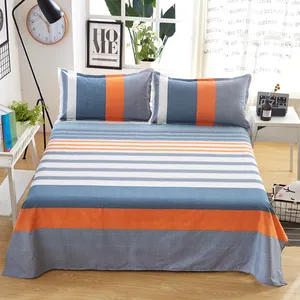 Ga Trải Giường 100% Cotton Với Dây Thun Bọc Nệm Điều Chỉnh Chống Trượt Cho Giường Đơn Cỡ King Queen, 140/160/200Cm