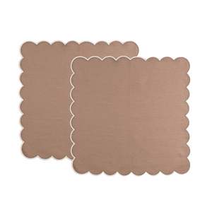 Sets de table en lin classiques élégants, broderie subtile, design durable pour la décoration de salle à manger moderne et minimaliste, carton de qualité supérieure - Product Image 3