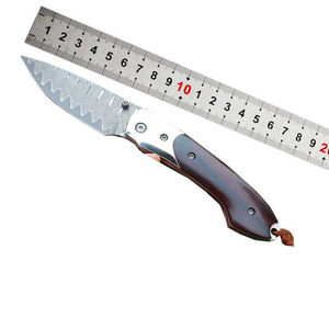 Cuchillo de cocina de hoja fija de acero de Damasco hecho a mano de alta calidad, proveedor de edición coleccionista, mango de madera de Pakistán de 12 pulgadas - Product Image 3