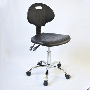 Chaise de laboratoire ergonomique antistatique réglable en hauteur avec roulettes pour salles blanches et laboratoires scientifiques - Product Image 3