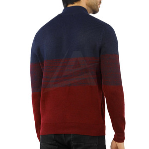 Sweat-shirt à fermeture éclair pour homme de grande taille Vêtements d'hiver Vêtements avec impression contrastée de couleurs Motif solide Tissu confortable - Product Image 5