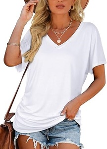 T-shirts pour hommes à manches courtes, col en V, multicolores, 100% coton, tissu Oxford, respirant, séchage rapide, écologique, pour l'extérieur, printemps, automne - Product Image 4