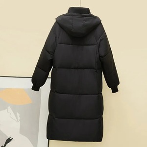 Long Parkas Men's 2024 Winter Fashion <b>Slim</b>-fit Cotton Hooded Thick Warm Knitted Puffer Coat Waterproof Eco-Friendly Detachable - Product Image 6