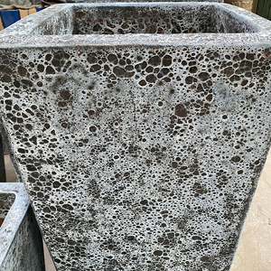 Rectangular Handmade Ceramic <b>Pottery</b> Planter Glazed Finish Drainage Hole Eco-Friendly Durable Classic Design Home Garden Use - Product Image 4