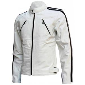 Prime Quality Sheep Leather Custom <b>Jacket</b> New Style 2025 Prime Leather <b>Jacket</b> for <b>Men</b> <b>WHITE</b> <b>Jacket</b> for <b>Men</b> - Product Image 1