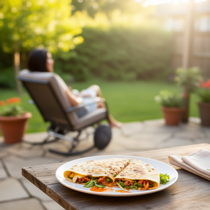 T-shirt per gli amanti delle quesadillas: Conteggia le benedizioni, non le calorie - Ideale per promozioni - Product Image 3