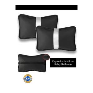 Audi A3 seggiolino auto compatibile, cuscino collo auto, colore marrone chiaro, 2 pezzi