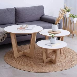 Mesa auxiliar de madera rústica decorativa con cajón funcional, perfecta para dormitorios, salas de estar e interiores de oficinas - Product Image 5