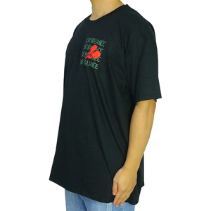 Customized 100% Cotton Men's T-Shirt with Printed Logo Letter Pattern Worsted Fabric-Comfortable Fitness Training Wear - Product Image 4