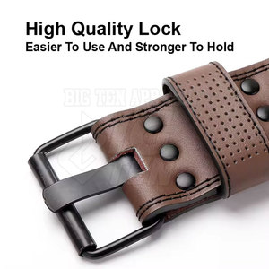 Cinturón de Levantamiento de Pesas de Grado Profesional que Brinda Soporte para la Espalda y Mejora la Postura de Levantamiento para un Mejor Rendimiento - Product Image 6