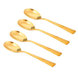 Cuchara de Servir de Latón Dorado de 25.91 cm de Largo, Vajilla y Utensilios de Servicio Promocionales de Primera Calidad - Product Image 4