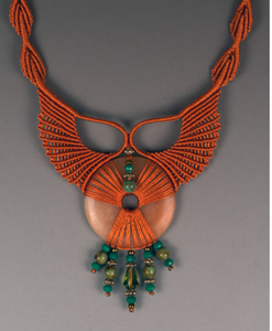 สร้อยคอมาคราเม่ประดับลูกปัดเงินทรงกลมวินเทจคุณภาพดี ชุบทอง ปรับขนาดได้ เหมาะสำหรับใส่ในฤดูร้อน งานปาร์ตี้ - Product Image 3