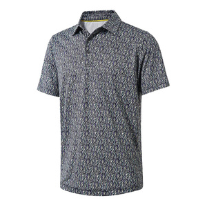 เสื้อโปโลลายเครื่องแบบสีทึบทำจากโพลีเอสเตอร์เสื้อกอล์ฟสำหรับผู้ชาย MPS-0001 - Product Image 3