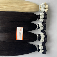 Extensions de cheveux humains vietnamiens 100% naturels, qualité 12A Remy, double trame, lisses et soyeux, couleur blonde, meilleur prix