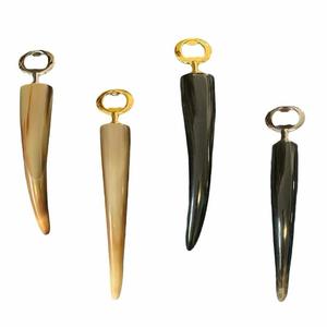 ที่เปิดขวดทรงเขาควายทำมือที่เปิดขวดเบียร์แตรธรรมชาติสำหรับงานปาร์ตี้ที่เปิดจุกขวดและที่เปิดจุกขวด - Product Image 1