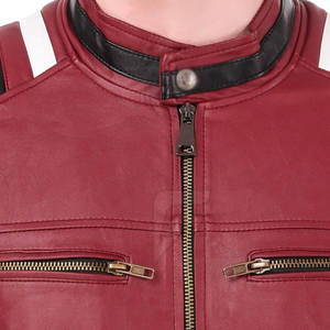 แจ็กเก็ตหนังวัวสำหรับผู้ชายเสื้อสไตล์ไฮสตรีทปรับแต่งสีได้สำหรับฤดูหนาวโลโก้ตามสั่ง2025 - Product Image 6