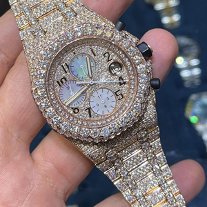 Best Quality Fully Customized Iced Out Diamond Moissanite <b>Watch</b> for Men Hip Hop Diamond Jewelry <b>watch</b> Gift - Product Image 3