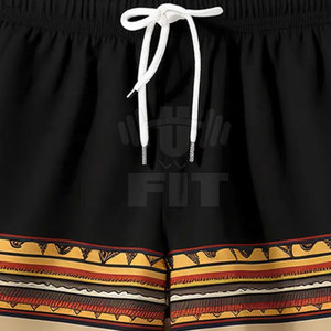 Short de bain 100% coton léger en gros Motif solide Style de rue haute quantité minimale de commande basse Fabriqué au Pakistan - Product Image 6