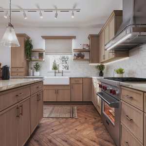 Vente flash : Armoire de cuisine en bois massif RTA (à assembler soi-même), style classique moderne, fabriquée au Vietnam avec panneau en contreplaqué - Product Image 6