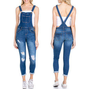 Salopette en jean vintage pour femme, personnalisable OEM, confortable et élégante pour un usage quotidien estival - Product Image 5