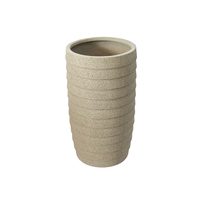 Pots de fleurs en Fiberstone écologiques, durables, fabriqués sur mesure, avec trou de drainage, légers, style moderne, AuroraPots, différentes tailles