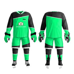 Uniforme de hockey sobre hielo 100% poliéster ropa deportiva equipo Jersey uniforme de hockey sobre hielo de alta calidad - Product Image 2