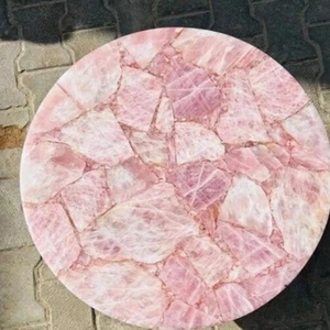 Sello de Ágata Pulida Artesanal, Decoración de Hogar de Lujo, Modelo de Flor Religiosa, Patrón de Resina, Color Personalizado, Alta Artesanía - Product Image 2