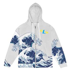 Sudadera con Capucha Estampada para Mujer, Lavada al Ácido, Manga Larga, Personalizada, en Venta - Product Image 1