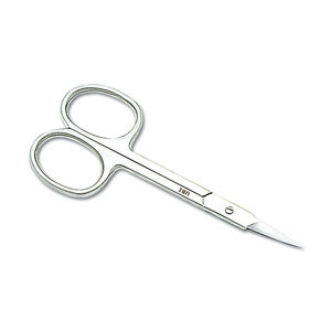 Tijeras Profesionales de 9.5cm para Cutículas, de Acero con Alto Contenido de Carbono, Punta Curva y Afilada, para Manicura y Pedicura - Product Image 1