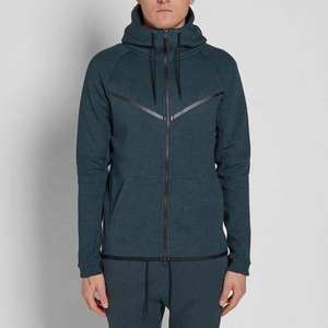 Sudadera con capucha con cremallera completa con bolsillos Cómoda y transpirable Poliéster/Algodón Slim Fit Logotipo personalizado Ropa informal Chándal para hombres - Product Image 3