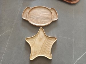 Platos de madera de acacia personalizados | Platos de servicio de madera redondos/cuadrados - Product Image 2