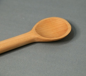 Juego de Cucharas Decorativas de Madera Pintadas a Mano, Artesanales, Color Amarillo Marrón, Utensilio de Cocina, Adorno Rústico para Colgar en la Pared - Product Image 2