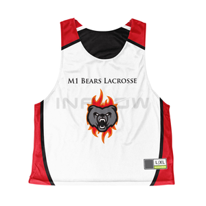 Jersey estampado con cuello en V de poliéster de alta calidad para hombre con pantalones cortos uniforme de Lacrosse para hombre uniforme de fútbol americano - Product Image 4