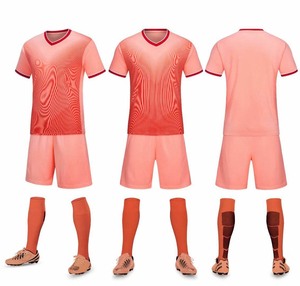 Conjunto de Camiseta de Fútbol de Secado Rápido con Serigrafía Personalizada, Logotipo del Club, Color y Talla Personalizados para Entrenamiento de Equipos Masculinos - Product Image 3