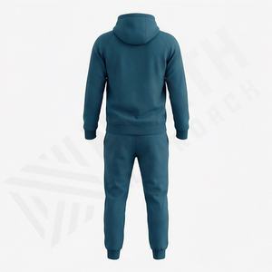 Conjunto Deportivo de Pantalones y Sudadera con Capucha de Felpa de Algodón de Alta Calidad para Hombre, Lavado Ácido, Estilo Jogger, Ropa Deportiva para Gimnasio y Fitness - Product Image 2