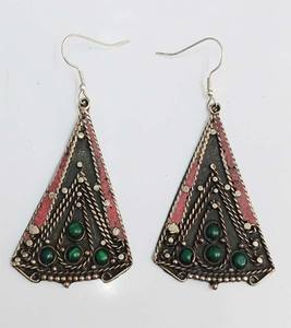 Wholesale Bohemian <b>Fashion</b> Hoop <b>Earrings</b> for Women for Gifting GC-ER-312 From India - Product Image 1