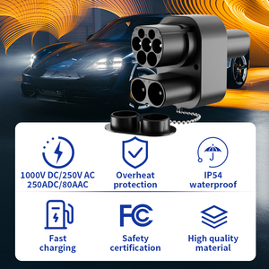 Adaptateur CCS2 vers NACS, nouveau, 250A DC, 80A AC, double mode, certifié CE TUV, étanche IP54, <span class=keywords><strong>charge</strong></span> <span class=keywords><strong>Tesla</strong></span>, <span class=keywords><strong>prix</strong></span> d'usine - Product Image 3