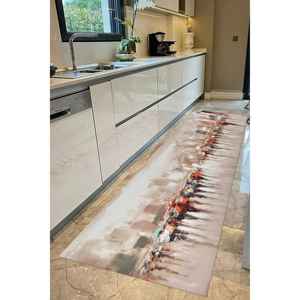 พรมพิมพ์ลายวิวเมือง พรมศิลปะสมัยใหม่สำหรับตกแต่งบ้าน พรมเนื้อนุ่มแบบไม่ทอ - Product Image 5