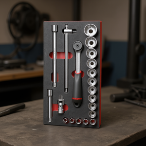 Clés à douilles Facom 1/2'' à 12 points, module en mousse, outil de haute qualité - Product Image 3