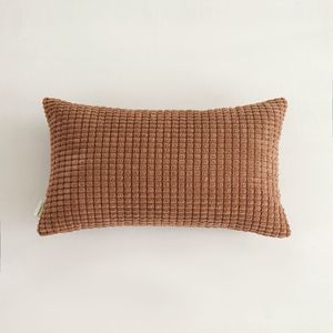 Cojín Decorativo de Mezcla de Poliéster, 18"x18" o 12"x20", Paquete de 1 con Relleno, Tacto Suave - Product Image 4