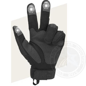 Gants d'hiver unisexes avec logo personnalisé, gants de randonnée tactiques, imperméables, légers, en nylon, antidérapants, protection des doigts, style extérieur - Product Image 5